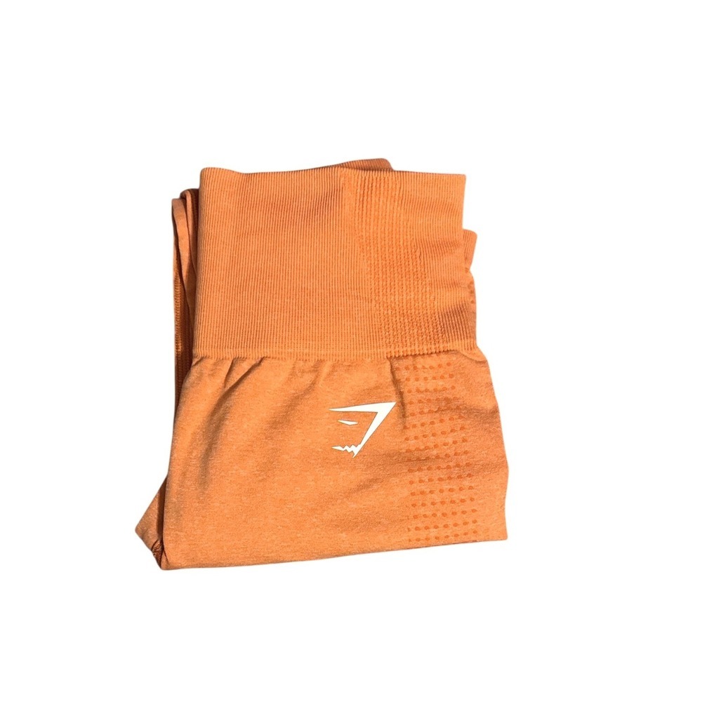 Gymshark Seamless Leggings Orange Marl High Waisted XS